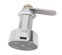 Yinhing Serrure électronique Codée pour Armoire, Clavier Tactile, Mot de Passe Numérique pour Armoire, Boîte à Outils, Boîte aux Lettres, Tiroirs, Casiers Scolaires, Serrure de sécurité en Aluminium