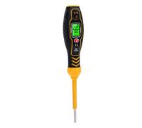 Yinhing Stylo Testeur de Tension AC Numérique avec Embout de Tournevis, Détecteur de Tension NCV avec Rétroéclairage LCD, Mesure de, Détecteur de Fil Sous/neutre, Arrêt Automatique (Tournevis plat