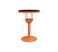 Yinj9562fg Table Haute Orange Rock Slab Iron Bar Table Home Balcony Leisure Round High Top for Milk Tea Shop, Coffee Cuisine(Petit)