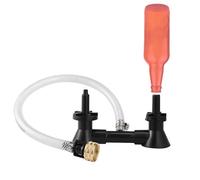 YINLUCK Lave-Bouteille À Double Jet, Rince-Bouteille, Équipement De Nettoyage De Bière Et De Vin Maison, Nettoyant avec Adaptateur De Robinet De Cuisine