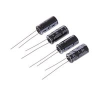 yinuiousory Lot de 4 condensateurs électrolytiques 1000 μF 16 V 105 °C Radial Aluminium ± 20 % Condensateur de filtre Condensateur de moteur Condensateur de démarrage