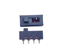YINZHD Interrupteur de sèche-cheveux carré à 8 broches et 3 vitesses, 10 A, 250 V, for circuit imprimé, pieds de soudage Xn-2-2308(Beige)