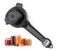 Yiokii Ouvre-bocal électrique avec technologie Power Clamp - 2 en 1 rechargeable automatique - Ouvre-bocal et bouteille pour mains faibles, personnes âgées et arthrite