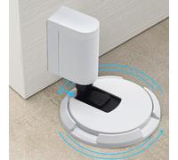 Yiomxhi Butée de Porte Sol Arrêts de Porte Mécanique, Butoir de Portes Réglable en Hauteur, Cale Bloc Porte Protecteur Mural avec Adhésive 3M sans Perçage et Vis, Blanc