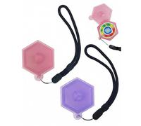YIPFEN 2 PCS Boîte de Rangement pour Capsules d'Arôme, Étui Hygiénique pour Pods de Saveur, Sans BPA, Compatible avec Bouteilles Air Up (Violet/Rose)