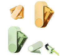 YIPFEN Lot de 2 Taille-Crayons Double Trou Rotatif avec Réservoir Jaune Vert | Aiguisage Précis & Propre pour École, Enfants, Bureau & Art