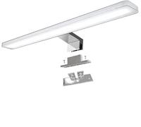 YIQAN Miroir lumineux 6000K noir mat 30cm salle de bain 10W 880lm éclairage cosmétique - 3 montages