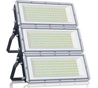YIQIBRO Projecteur LED Extérieur 300W,30000LM 3 en 1 Spot Extérieur 1 Pièce | 6500K 85-265V Lampe LED avec Transformateur, IP67 Étanche Eclairage Exterieur pour Jardin Terrasse Garage Usine Stade Square