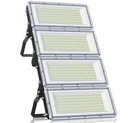 YIQIBRO Projecteur LED Extérieur 400W,40000LM 4 en 1 Spot Extérieur 1 Pièce | 6500K 85-265V Lampe LED avec Transformateur, IP67 Étanche Eclairage Exterieur pour Jardin Terrasse Garage Usine Stade Square
