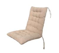 YIQIYOU Coussin de Chaise 45x100cm Coussin Fauteuil de Jardin avec Dossier, Coussins pour Chaises de Jardin résistant pour Chaise, Fauteuil ou transat de Jardin, terrasse ou Balcon(Couleur:Beige)