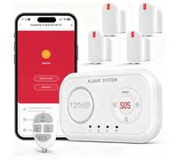 YISEELE Alarme Maison sans Fil: Centrale 120dB - Kit Alarme Maison avec Alarme Porte et fenêtre - détecteur de Chute - Protégez Votre Famille et Vos biens en Votre Absence - Compatible Alexa & Google