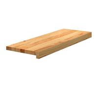 Yisssmeng 12 Marches d'Escalier en Chêne Massif 70x30x2 cm Marron Clair | Éléments polyvalents en bois naturel pour habillage d'escalier ou rebord de fenêtre dans le salon et le couloir.
