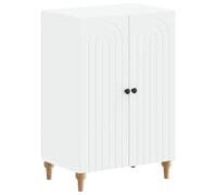 Yisssmeng ALKMAAR Armoire à chaussures en bois Blanc 59,5 x 39,5 x 90 cm | Armoire inclinable fine avec porte flexible et surface résistante à l'humidité pour couloir, couloir et chambre à coucher.