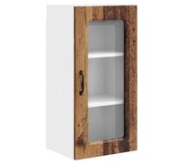 Yisssmeng Armoire de cuisine Kalmar en bois recyclé 40 x 31 x 80 cm - Design élégant avec grand espace de rangement - Buffet haut compact pour cuisine, couloir, salon