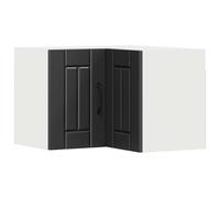 Yisssmeng Armoire de cuisine noire 57 x 57 x 40 cm en bois avec portes coulissantes - Design moderne - Pour cuisine, salle à manger, couloir - Armoire multi-usages - Commode