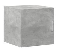 Yisssmeng Armoire Murale 40x42,5x40 cm Meuble Suspendu Gris Béton | Rangement mural pratique pour salon et chambre, porte réversible modulable avec une capacité de charge de 60 kg.