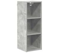 Yisssmeng Armoire suspendue en bois - Gris béton - 30 x 29,5 x 80 cm - Design moderne - Commode de cuisine robuste pour salon, couloir et chambre à coucher