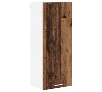 Yisssmeng Armoire suspendue en bois recyclé 40 x 31 x 100 cm en matériau dérivé du bois - Buffet de cuisine moderne avec porte - Espace de rangement jusqu'à 60 kg - Robuste et durable - Pour cuisine