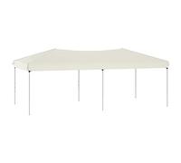 Yisssmeng Barnum Pliable 3x6m Tente de Réception Jardin Acier Crème | Idéal pour le jardin et la terrasse, ce pavillon pliant en acier offre une protection efficace lors de vos événements.