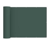 Yisssmeng Brise-vue pour balcon, 150 x 400 cm, vert foncé, protection de balcon en polyester avec revêtement PU, brise-vue pour balcon, terrasse et clôture de jardin