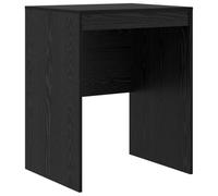 Yisssmeng Bureau noir aspect chêne - 60 x 50 x 76 cm - En bois - Bureau d'ordinateur - Design moderne pour petits bureaux - Home Office - Gaming