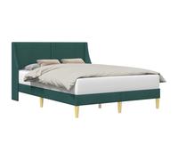 Yisssmeng Cadre de lit avec tête de lit et sommier à lattes, cadre de lit stable en contreplaqué, lit design moderne pour chambre à coucher, charge maximale de 280 kg, plaque de connexion