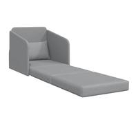 Yisssmeng Canapé-Lit Convertible Tissu Gris Clair 65x80x83 cm | Design minimaliste polyvalent pour studio et salon. Conversion facile avec coussins déhoussables et cadre robuste.