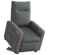 Yisssmeng Fauteuil de relaxation, gris foncé, avec aide au relèvement électrique, 69 x 86 x 100 cm, housse en tissu, design moderne, pour salon, chambre à coucher et bureau