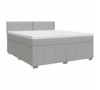 Yisssmeng Lit à sommier tapissier avec matelas et surmatelas, 140 x 190 cm | Parure de lit complète pour chambre à coucher avec tête de lit réglable de 78 à 88 cm et housses amovibles et lavables.