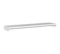 Yisssmeng Marche d'Escalier Caillebotis Acier Galvanisé 100x24x7 cm | Solution antidérapante pour escalier extérieur d'usine, d'atelier et de jardin. Structure perforée 38x34 mm drainante.