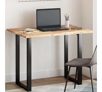 Yisssmeng Plateau de table 120 x 70 x 2 cm en bois d'acacia massif rectangulaire, marron, design moderne, robuste et durable, pour salle à manger, bureau, maison, bureau, jeu, table de cuisine