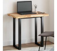 Yisssmeng Plateau de table 60 x 50 x 4 cm en bois massif d'acacia non traité, rectangulaire, design moderne, pour table basse, bureau, bureau, cuisine, bureau, salon et bureau à domicile