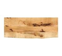 Yisssmeng Plateau de table en bois de manguier massif - 70 x 20 x 3,8 cm - Bord d'arbre - Design moderne - Table d'appoint pour salon, couloir, chambre à coucher