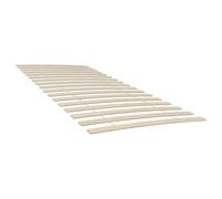 Yisssmeng Sommier à lattes de rechange en bois de peuplier massif - 2 x 100 x 200 cm - 34 lattes - Pliable - Flexible - Convient pour lit simple, double, lit d'adolescent, lit d'appoint et canapé-lit