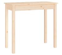 Yisssmeng Table Console 80x40x75 cm en Bois de Pin Massif Brut | Meuble d'appoint rustique pour entrée et couloir, idéal pour exposer vos décorations et clés avec élégance.