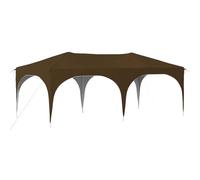 Yisssmeng Tente de Fête Pop-up Taupe 5,75 x 2,88 m en Tissu Oxford