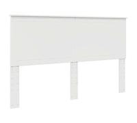 Yisssmeng Tête de lit 160 cm pour lit double, panneau mural moderne en bois, panneau arrière blanc brillant, pour chambre à coucher, élément design stable, 163 x 100 cm