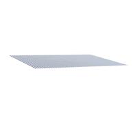 Yisssmeng Tissu de rechange pour auvent bleu et blanc 250 x 200 cm, tissu d'auvent en polyester 240 g/m² avec volant, tissu de rechange pour auvent à bras articulés sur balcon et terrasse