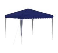 Yisssmeng Tonnelle pliante - 288 x 288 cm - Tente de fête pop-up - Avec cadre en métal - Réglable en hauteur - Pour extérieur, événements, jardin, fêtes, avec piquets et tendeurs - Bleu
