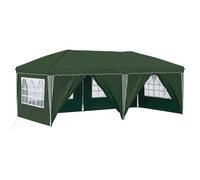 Yisssmeng Tonnelle Pliante 5,75x2,88 m Tente de Jardin Pop-up Vert