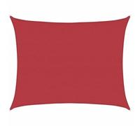 Yisssmeng Voile d'ombrage rectangulaire 160 g/m², 6 x 8 m, filet d'ombrage en polyéthylène haute densité robuste, perméable au vent, pour jardin, terrasse, balcon et activités de plein air, rouge