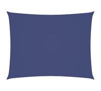 Yisssmeng Voile d'ombrage rectangulaire - 2 x 3 m - Bleu - Tissu Oxford robuste avec revêtement en polyuréthane - Ombrage pour terrasse, balcon et jardin - Avec 4 cordes de fixation