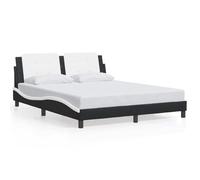 Yisssmeng Zadar - Cadre de lit 160 x 200 cm - En cuir synthétique et mousse - Design moderne - Lattes en contreplaqué robuste - Confort de sommeil - Pour chambre à coucher et chambre d'amis