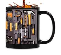 Yistoi Tasse a Outils, mug Coffret a Outils, Comme une Vraie Boîte à Outils | Mug pour Homme, Effets Visuels Réalistes, Formes Nettes, Grande Fidélité Idéal pour Ceux Qui Aiment Mettre ;a Main a ;a pâte