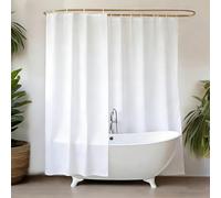 YISURE Rideau de Douche 300x200, 3m Extra Large Rideau Douche Baignoire | très Long déperlant à l'eau et à la moisissure pour Salle de Bains, Largeur 300 x Hauteur 200cm