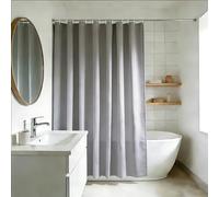 YISURE Rideau de Douche pour Baignoire Gris Clair 200 x 220 cm | lavable, pour la salle de bains, Largeur 200 cm x Hauteur 220 cm