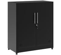 YITAHOME Armoires de Rangement à 2 Portes, armoires de classement en métal avec rmoire de Rangement Autonome avec 2 étagères réglables, Armoire de Rangement de Salle de Bain, armoires de