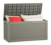 YITAHOME boîte de pont, Marron Clair, 47.6" L x 21.2" W x 24.8" H