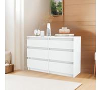 YITAHOME Commode à 6 tiroirs, 100 x 30 x 70 cm, Meuble de Rangement Moderne pour Chambre à Coucher, MDF Durable et Panneaux de Particules, idéal pour Les vêtements et Les nécessités Quotidiennes