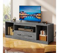 YITAHOME Meuble TV 148 cm pour TV jusqu'à 65" avec 2 Portes - 3 étagères réglables - Centre de Divertissement pour Salon et Chambre à Coucher